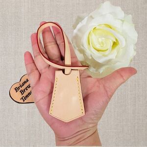 Leather Tag -Vachetta GENIUNE DECORATIVE LEATHER TAG